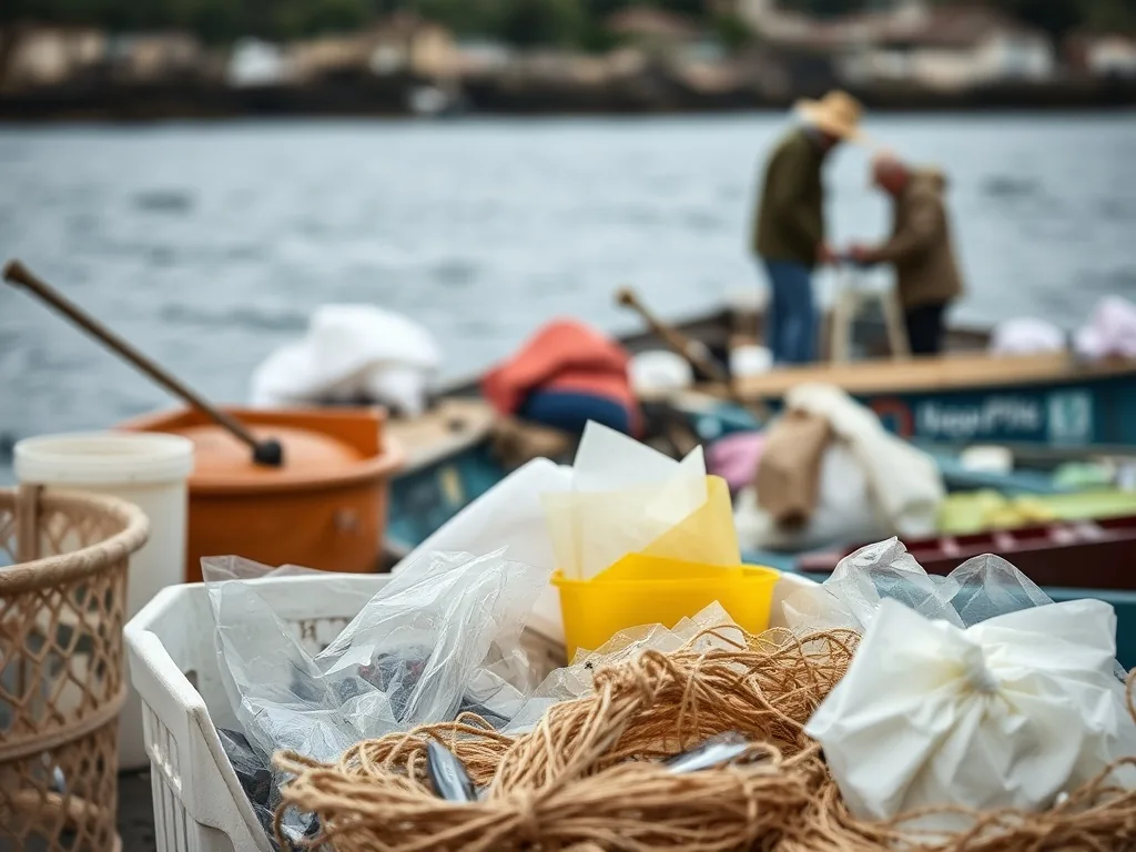Pêcheur au bord de l'eau vérifiant la réglementation sur son smartphone avant de lancer sa ligne
